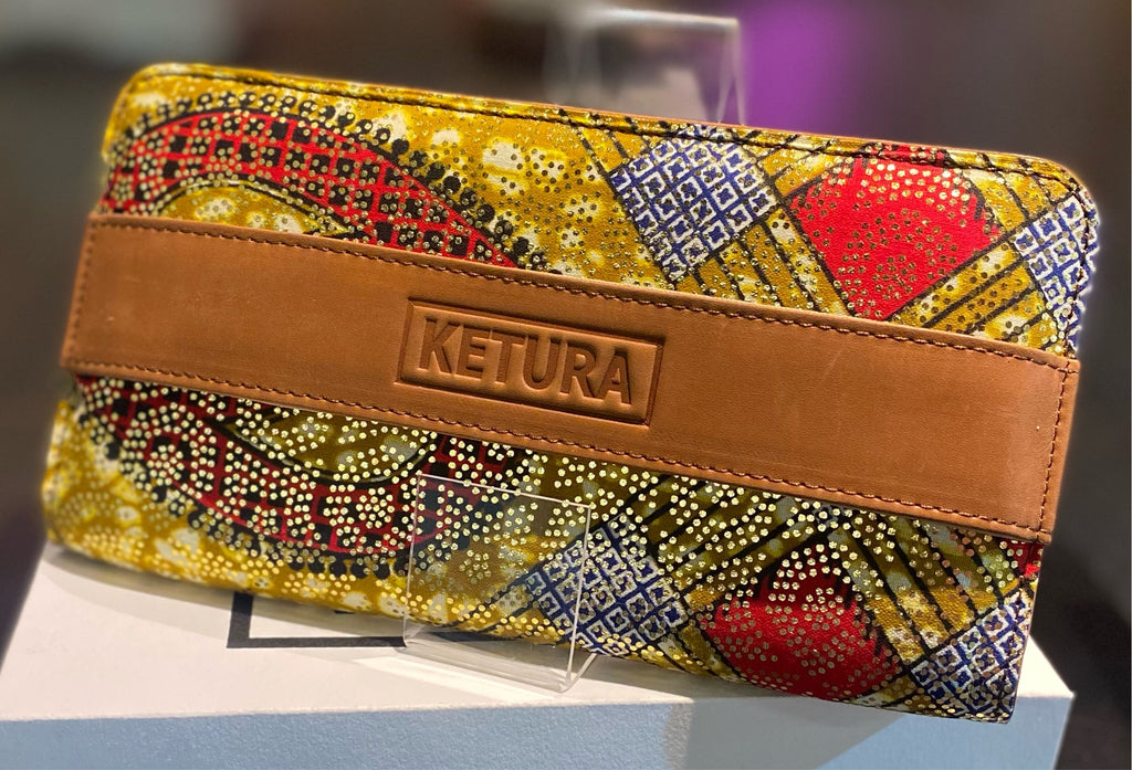 Wallet with genuine leather
