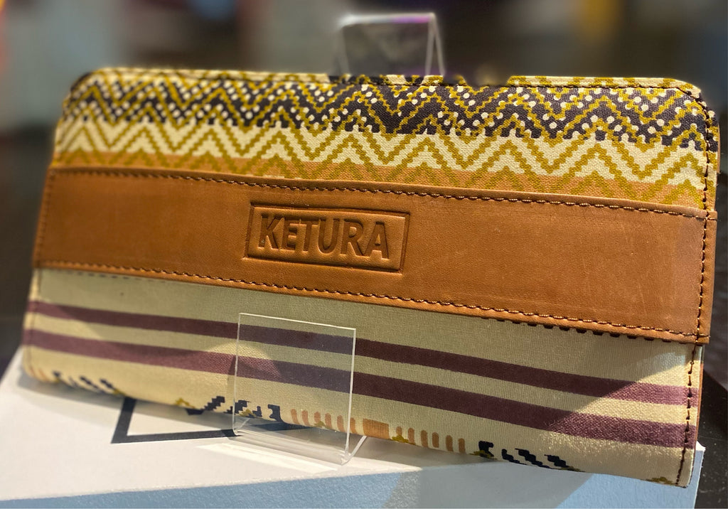 Wallet with genuine leather