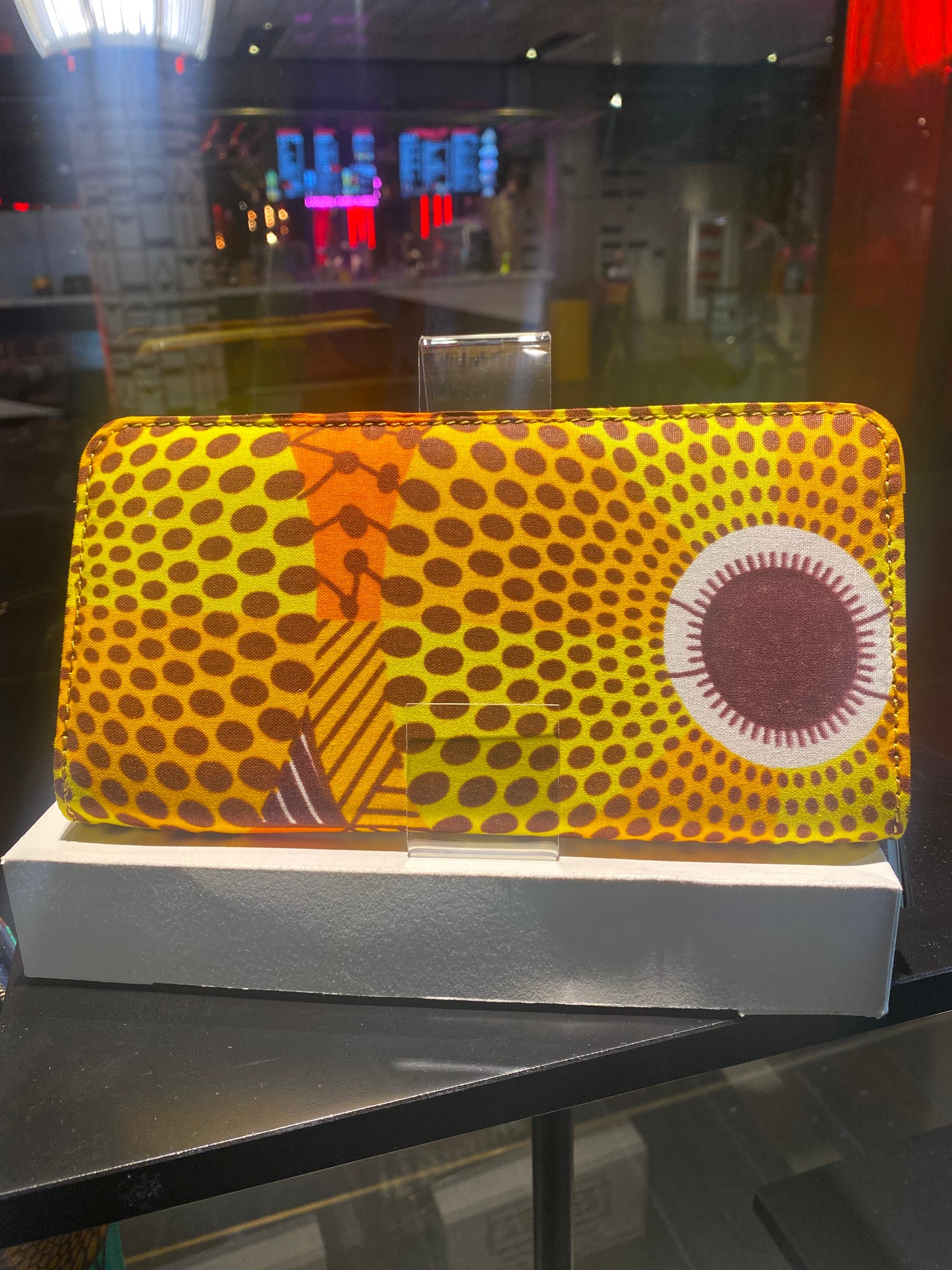 Wallet with genuine leather